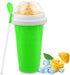 Slushie Maker Cup, Quick Frozen Smoothies Cup for Homemade Milk Shake and Ice Cream, Green