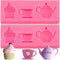 Meiyouju 2 Pack Food Grade Silicone Molds for Candy, Cake Decoration, Chocolate, Jewelry Making, Teapot, Polymer Clay