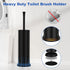 Set304 Toilet Brush and Holder Stainless Steel Heavy Duty Toilet Bowl BrushRemovable Inner Bowl and Splash