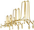 LIONWEI LIONWELI 6 Pack Gold Iron Display Stands, Easel Plate Holders for Pictures, Plates, Books, Arts (4, 6, 8 inch)