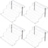 LileZbox Acrylic Display Risers Shelf for Pops Figures, Clear 4-Step Display Stand for Collection (12 X 9 in) (Large-4