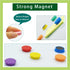 Fridge Magnet Strong Magnets Heavy Duty Magnets, 50 Pack 10 Colors Refrigerator Magnets, Colorful Small Whiteboard Magnets, Round Dry Erase Magnets for Whiteboard,Fridge,Crafts,Office,Locker