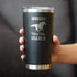 Horses Keep Me Stable Insulated Coffee Tumbler Cup, Stainless Steel Mug with Sliding Lid, Horse Themed Gifts (Black)