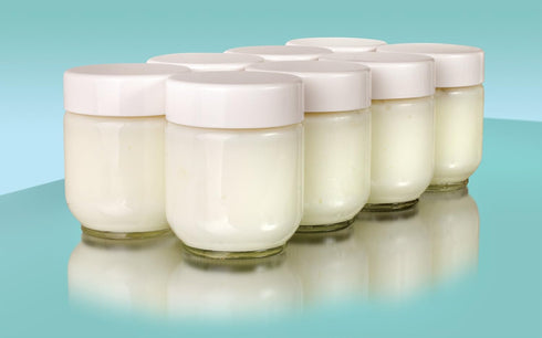 Euro Cuisine YM80 Set 8 Yogurt Maker,White & Glass Jars for Yogurt Maker