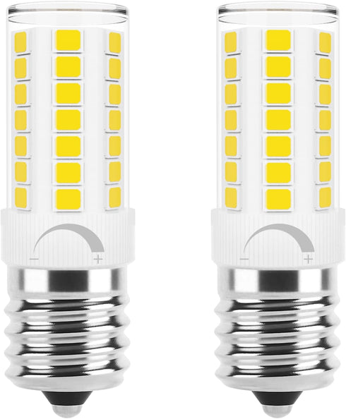 E17 Led Bulb Microwave Oven Light, 40W Incandescent Replacement for Refrigerator, Dimmable, Pack of 2