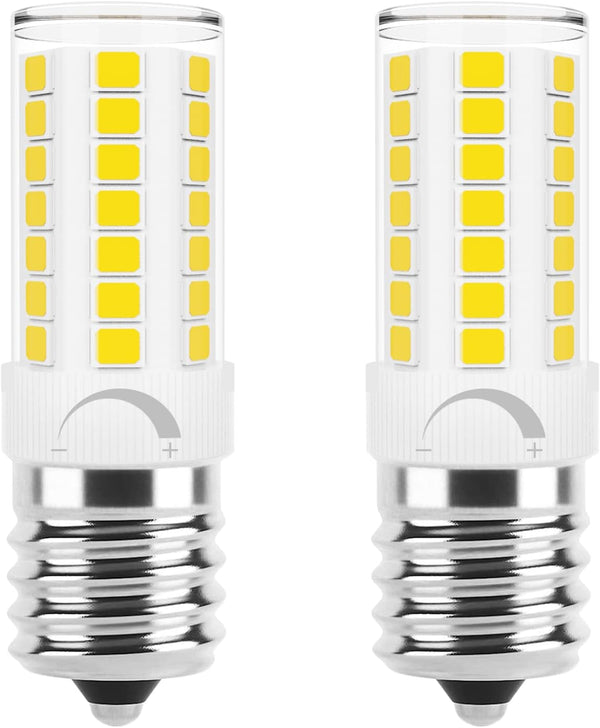 E17 Led Bulb Microwave Oven Light, 40W Incandescent Replacement for Refrigerator, Dimmable, Pack of 2