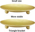 YYaaloa 2 Pack Gold Decorative Iron Plate Candle Holder - 4.33'' Candle Stand for LED & Wax Candles (Gold-2 Pack)