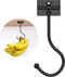 Josmimic Under Cabinet Banana Hook Foldable - Adhesive Banana Holder, Foldable with Magnets