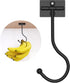 Josmimic Under Cabinet Banana Hook Foldable - Adhesive Banana Holder, Foldable with Magnets