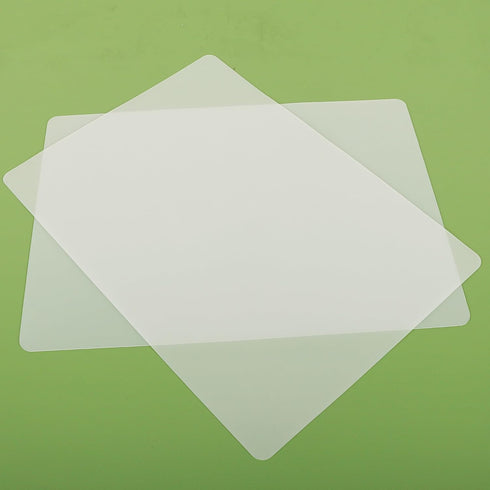 Small Translucent Silicone Mats, 7.9”x9.45” Clear Non-Slip Countertop Protector Liner, 2/Pack