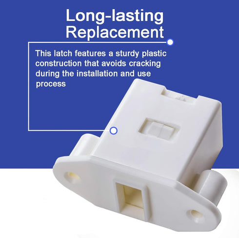 137006200 Washer Pedestal Drawer Latch for Electrolux, Replaces PS2349356 AP4368805 for Various Models