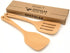 Bamber Wooden Wok Spatula Set - Wood Turner for Non Stick Cookware, Pack of 2