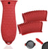 3 Pack Silicone Hot Handle Holder, Non-Slip Heat Resistant Sleeve for Cast Iron Skillets and Pots