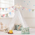 9Ft Pre-Strung Cotton Fabric Bunting Banner, Morandi Triangle Pennant Banner Flag, Double-Sided Bunting Garland