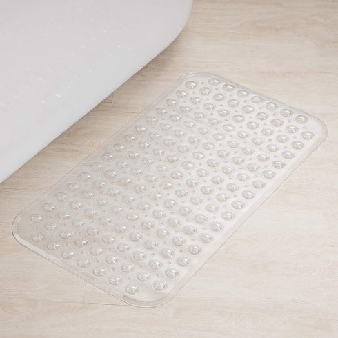 AmazerBath Bath Tub Mat - Medium Size Non-Slip Shower Mats with Suction Cups, Machine Washable
