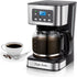 Taylor Swoden 12-Cup Programmable Coffee Maker, Regular & Strong Brew Drip Machine for Home & Office