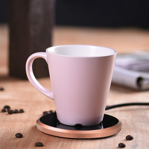 KRGMNHR 18Watt Coffee Mug Warmer - Auto Shut Off Cup Warmer for Home Office Desk Use, Electric Beverage Warmer Heating
