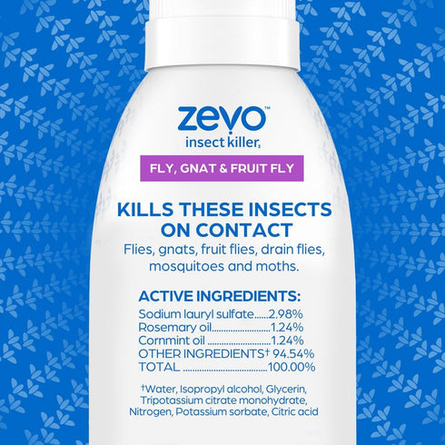 Zevo Flying Insect Killer - Fly, Gnat & Fruit Fly Aerosol Spray, 2 Pack