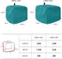2 Slice Toaster Cover, Pure Teal Green Solid Color, Lightweight Kitchen Appliance Dust Cover with Top Handle