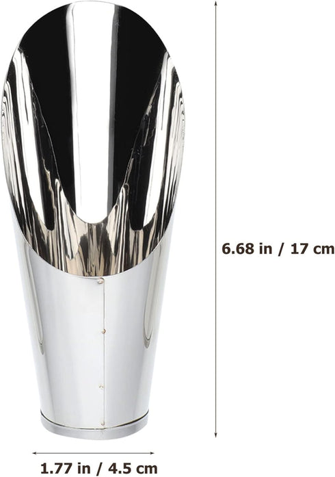 YARNOW Stainless Steel Bucket Shovel, Mini Potting Scoop, Soil Shovels for Indoor Plants and Garden Trowel