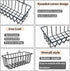 3 Pack Wire Baskets, Wall Grid Panel Hanging Storage Baskets for Kitchen, Bathroom, and Bedroom Organization