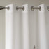Madison Park Cecily Semi Sheer SINGLE Panel Window Curtain, Burnout Botanical Print, 50x84", Leaves Mauve