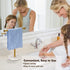 Gold Hand Towel Holder Stand for Countertop, Sturdy Marble Base, Bathroom Towel Rack