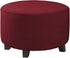 Ottoman Cover Stretch Ottoman Slipcover Round Ottoman Storage Cover Folding Stool Covers