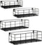 Fixwal 4 Set Floating Shelves - Hanging Wall Mounted Shelves for Living