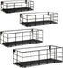 Fixwal 4 Set Floating Shelves - Hanging Wall Mounted Shelves for Living