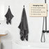 4 Set 100% 55 27 Inch, SEMAXE Piece Grey Bath Towel for Bathroom, Cotton Bath Towels with Hanging Loop, x Soft