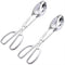 2-PACK Serving Tongs for Buffet, Stainless Steel Food Serving Tongs with Scissor Handles, Kitchen Utensil