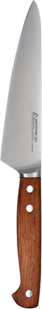 Utility Knife 5.5 Inch, MATTSTONE HILL Small Kitchen Knife, Compact Chef Knife, German Steel, Wood Handle