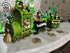 3 Set Fun Express Leprechaun Blarney Express Tabletop Train - St. Patrick's Day Home Decor - Piece - Green