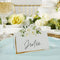 Kate Aspen Eucalyptus Floral Tent Place Cards (Set of 50) - Sage Green Party Decorations for Baby & Bridal Showers