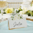Kate Aspen Eucalyptus Floral Tent Place Cards (Set of 50) - Sage Green Party Decorations for Baby & Bridal Showers