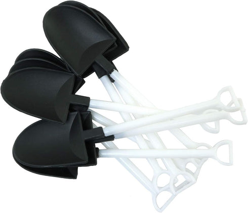 50pcs Disposable Plastic Mini Ice Cream Spoons, Shovel Shape Dessert Spoons, Party Supplies