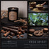 Manly Indulgence Free Spirit Scented Jar Candle, Cotton Wick, Premium Soy Blend White Wax, 60 hr Burn, 16.5 oz