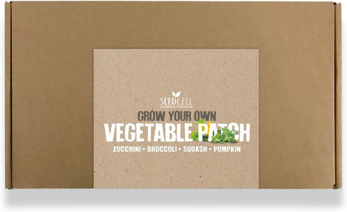 Pack 1 Vegtrug Seed Pods Kit - Vegetable Patch, Non-GMO Seeds with Fully Biodegradable Seed Pods, Contains Seeds