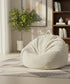 Stuffed Animal Storage Bean Bag Chair Cover (No Filler), Large Toy Storage Organizer & Comfy Kids Sofa Chair