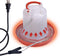 Chicken Water Heated Cord 2 Pack, 39W Chickens Water Heater for Winter,