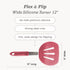 Starpack 'Flex & Flip' Silicone Turner Spatula (Wide) - High Heat Resistant for Cooking, LFGB Grade Non Stick