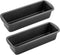 CHEFMADE Nonstick Bread Loaf Pan, Set of 2, 3" x 10" Meatloaf Pan