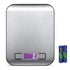 Digital Kitchen Scale, Food Scale for Meat and Baking, Up to 11 lb (1g-5KG), Silver Stainless Steel
