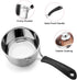 TeamFar 1qt Saucepan, Stainless Steel with Lid, Milk Pan Cookware, Non Toxic, Dishwasher Safe