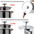 Secura French Press Coffee Maker, 304 Grade Stainless Steel Insulated Coffee Press, 17oz (0.5 Litre), Silver