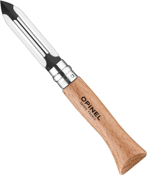 Opinel No.6 Folding Peeler - Folding Tool for Outdoor Camp Kitchen and Picnic