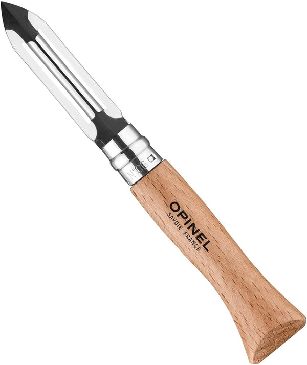 Opinel No.6 Folding Peeler - Folding Tool for Outdoor Camp Kitchen and Picnic