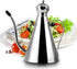 Stainless Steel Olive Oil Dispenser Bottle - Leakproof Oil Pot, Kitchen Storage Container (350ml)