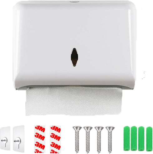 AIFUSI Commercial Paper Towel Dispensers, Wall Mount Toilet Tissue Dispensers Paper Towel Holder C-Fold/Multifold Paper